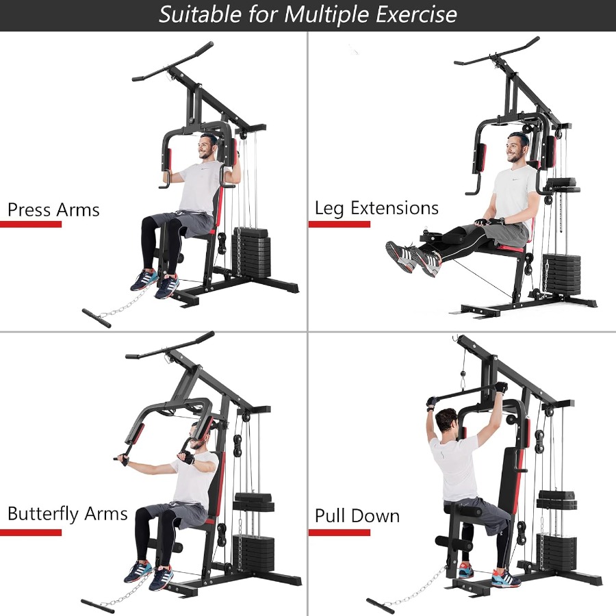 Multifunction Home Gym System, - Leg Home Gym Workout 评论和价格