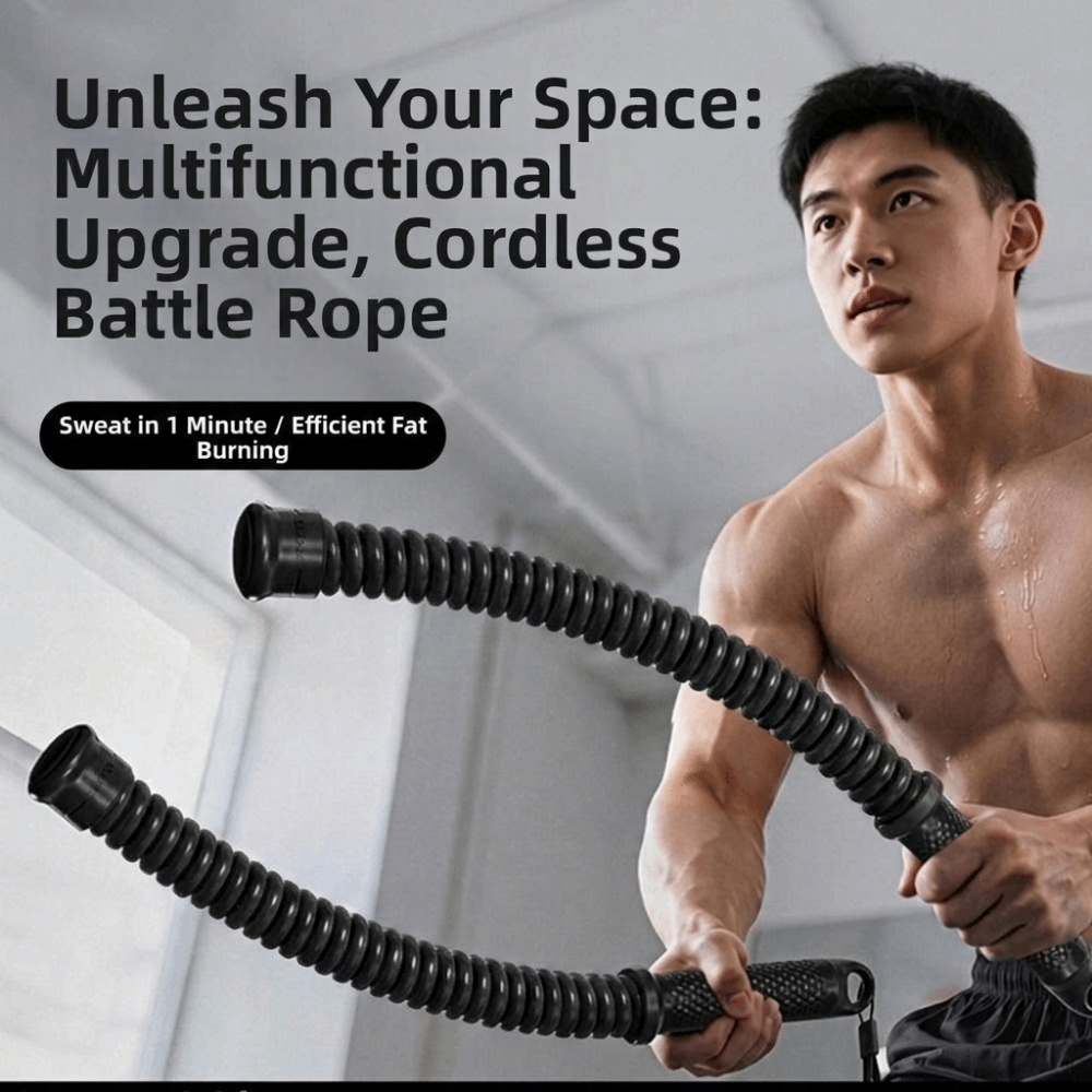 2pcs Non-Slip Handle Cordless  - Battle Rope Heavy 评论和价格