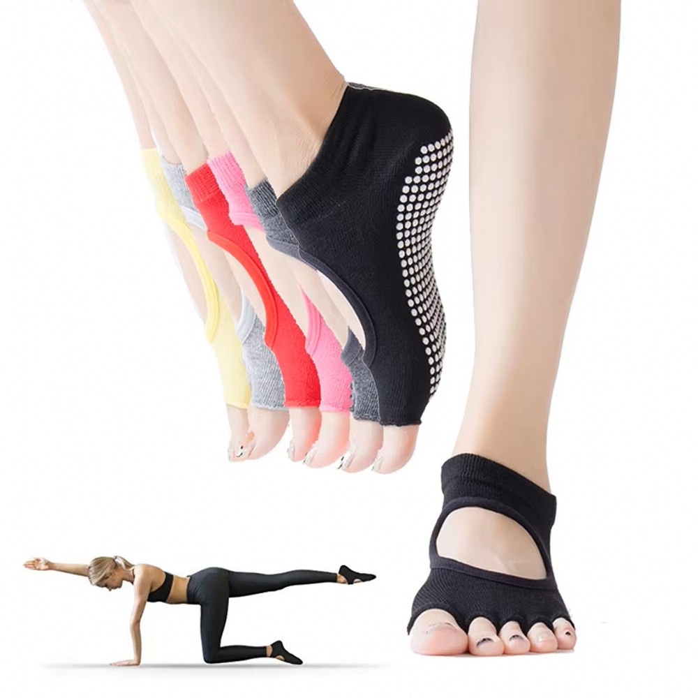 Backless Five Toe Yoga Socks O - Home Gym Yoga 评论和价格